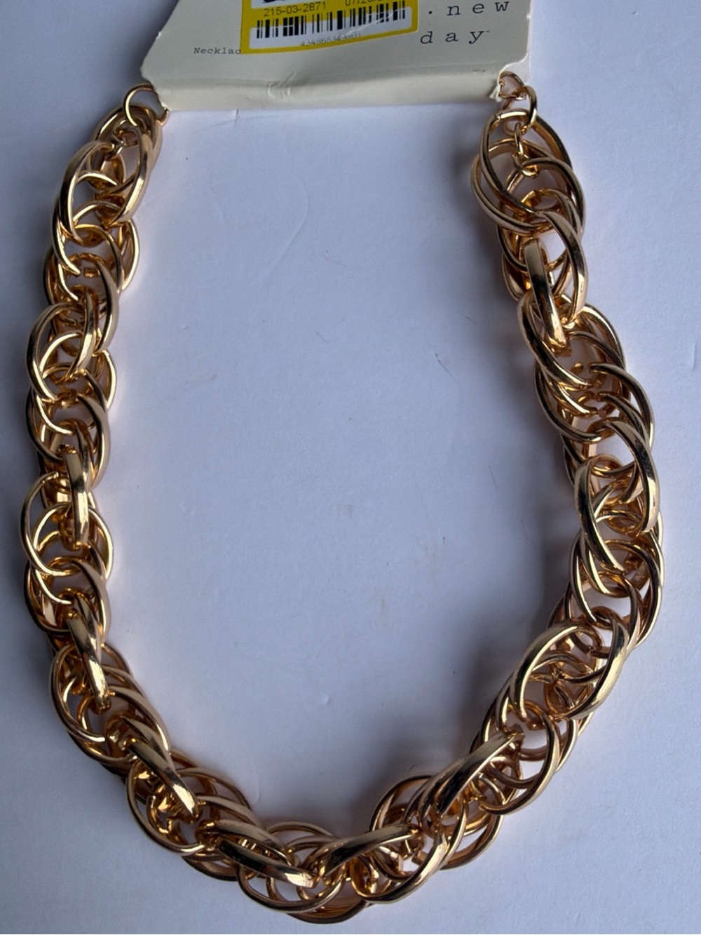 a new day Gold Interlinked Chain Necklace